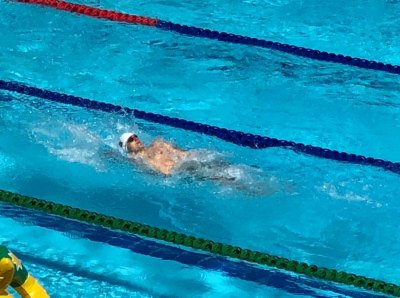 Gonzalez smashes national 100m backstroke record